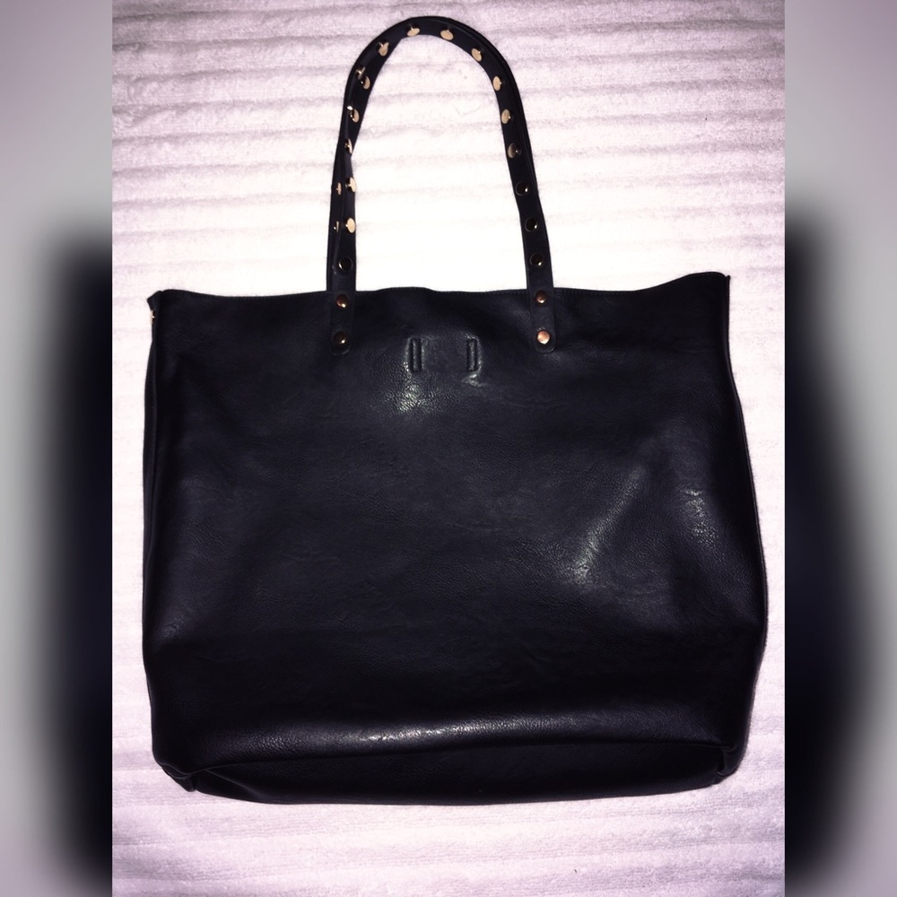 Vegan Leather Tote Bag
